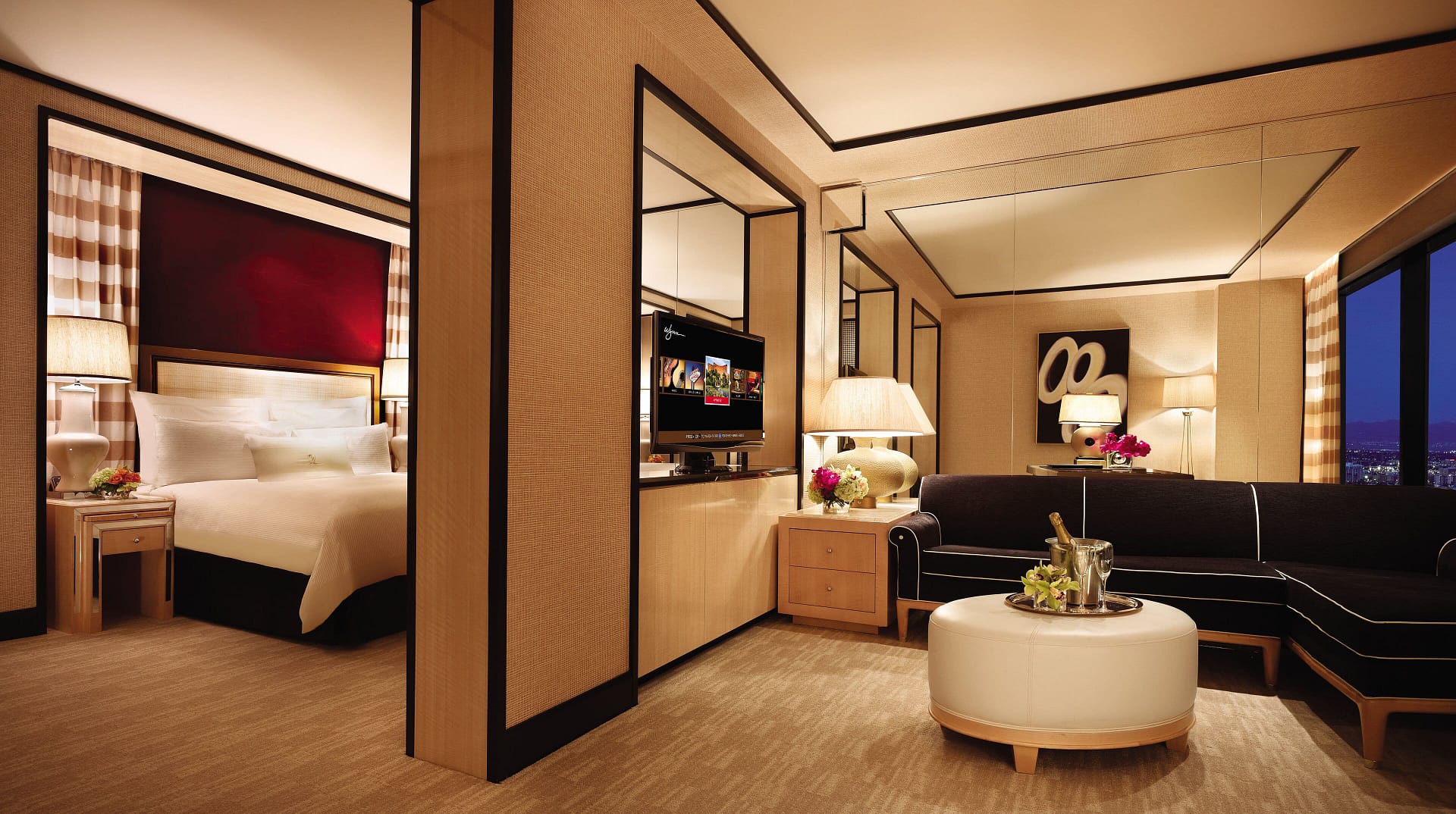 Bedroom view of Encore at Wynn Las Vegas