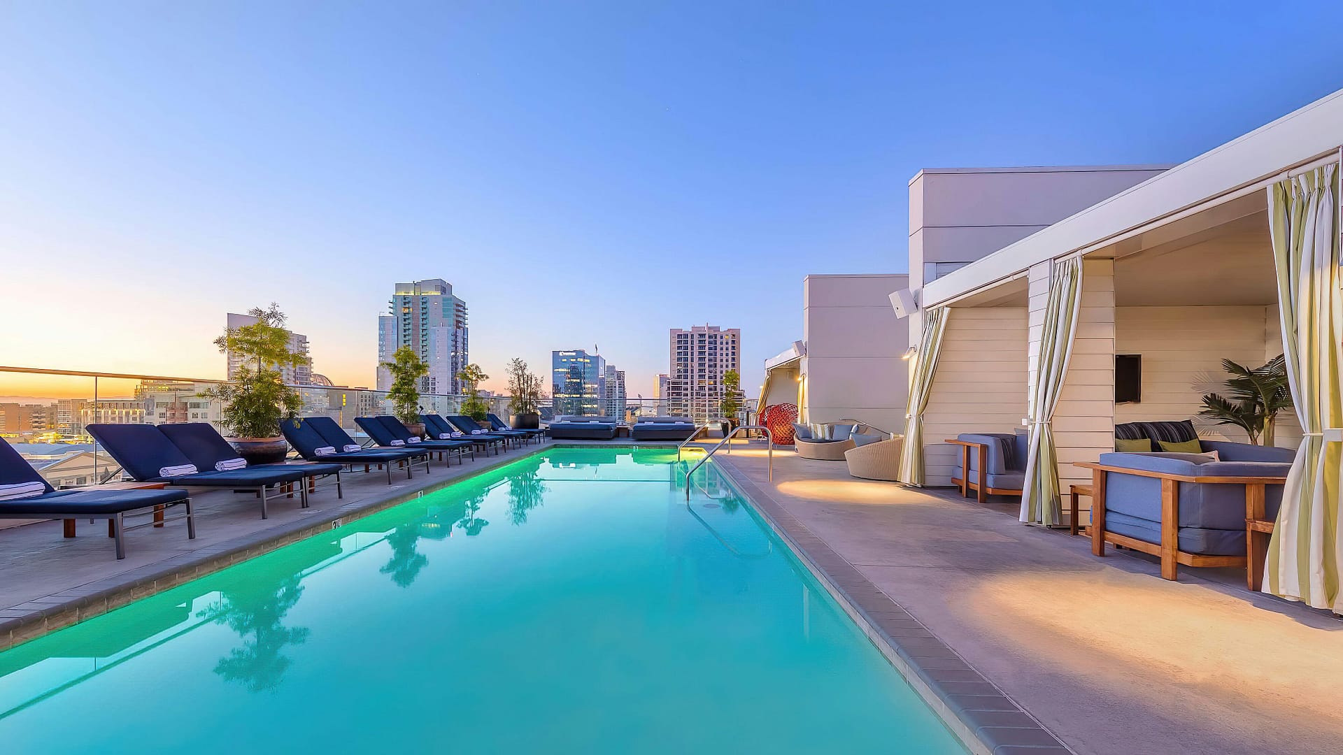 Pool view of Andaz San Diego, by Hyatt