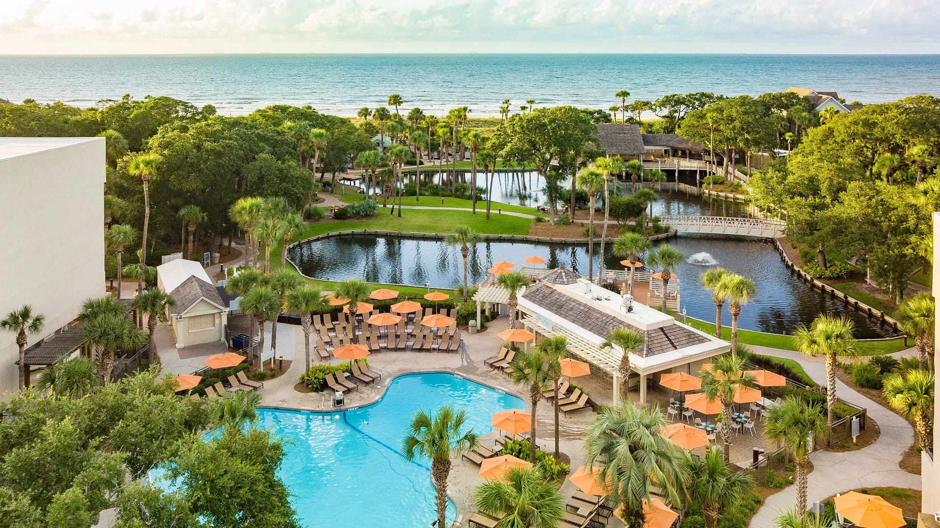 Pool view of Sonesta Resort Hilton Head Island