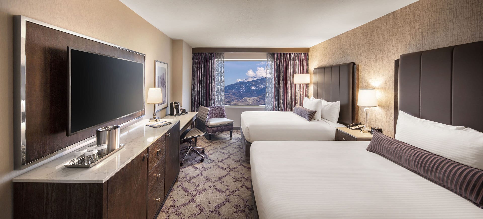 Bedroom view of Silver Legacy Resort Casino at The Row