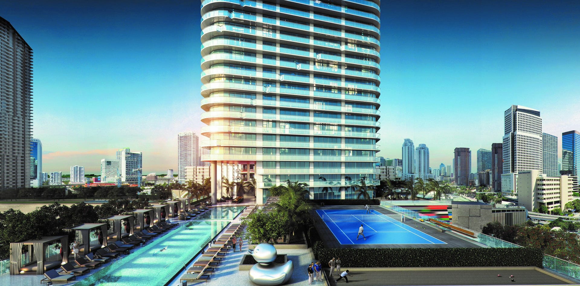 Building view of SLS LUX Brickell