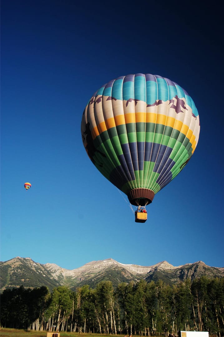 Jackson Hole hot air balloon