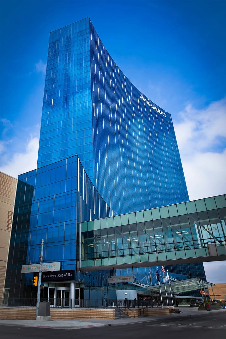 Building view of JW Marriott Indianapolis