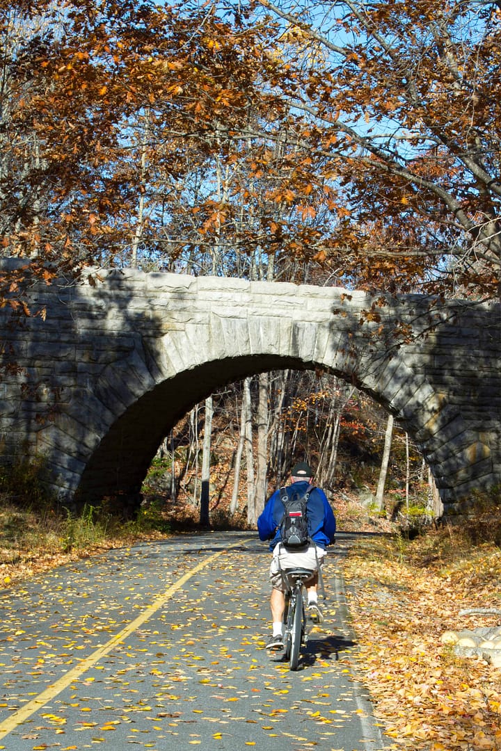 Biking in Acadia National Park