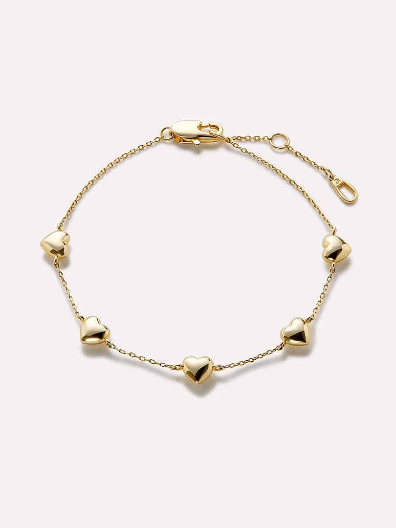 Ana Luisa Lani Heart Bracelet