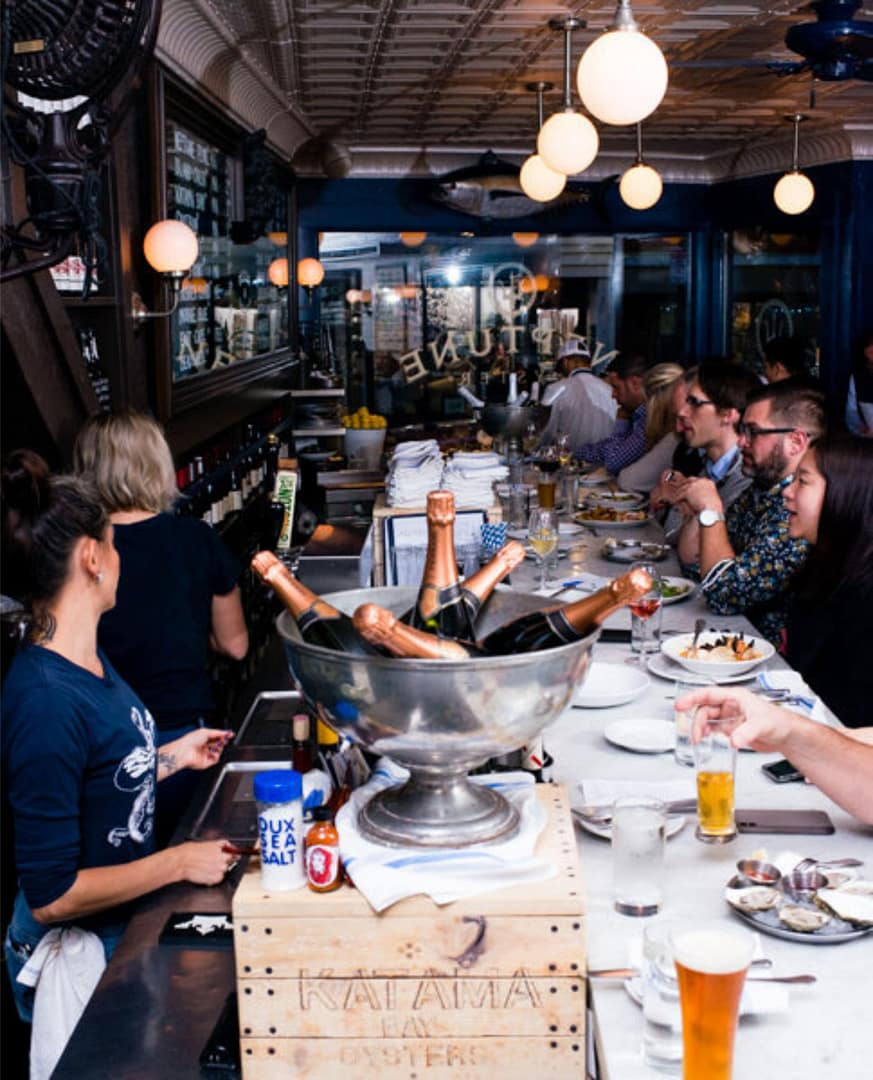 Neptune Oyster restaurant in Boston