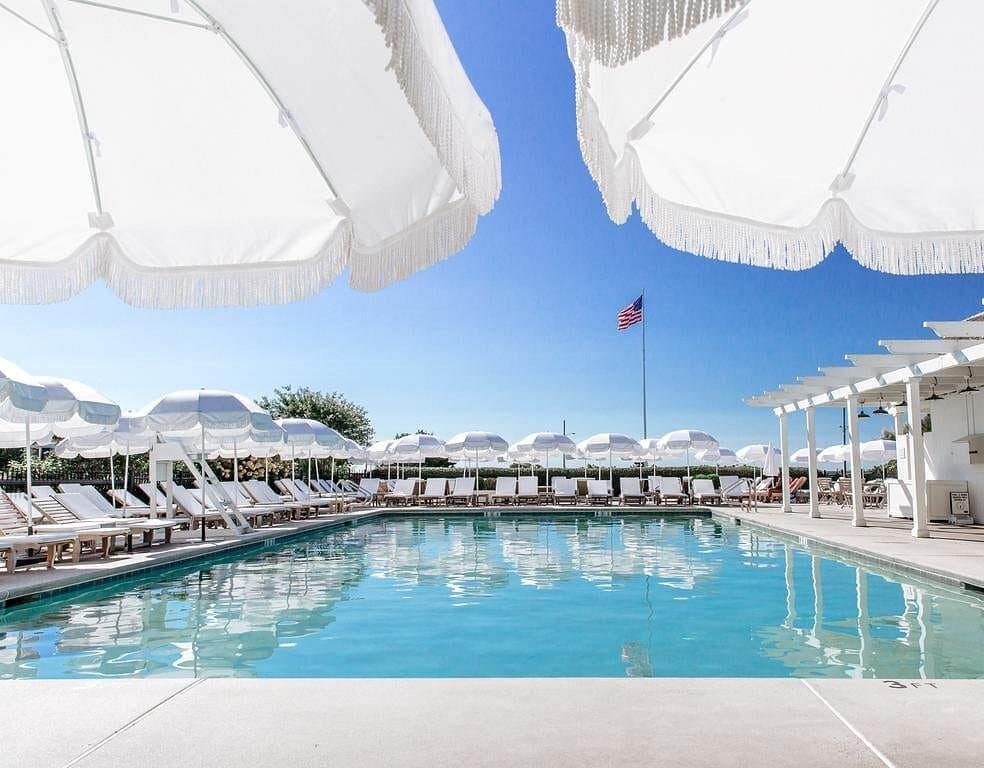 Pool view of The Virginia Hotel