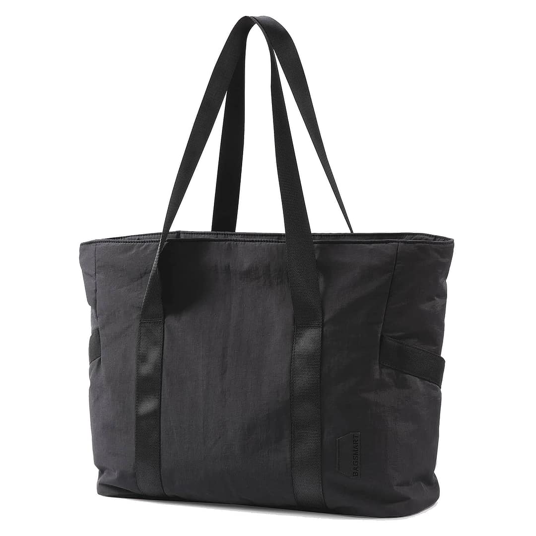 Bagsmart Large Shoulder Bag with Yoga Mat Buckle