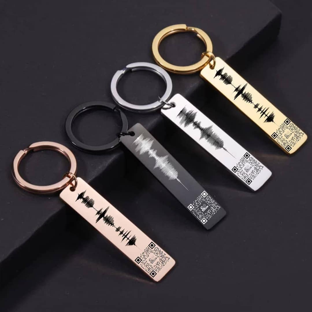 ChainsOnly Custom Audio Scan Keychain