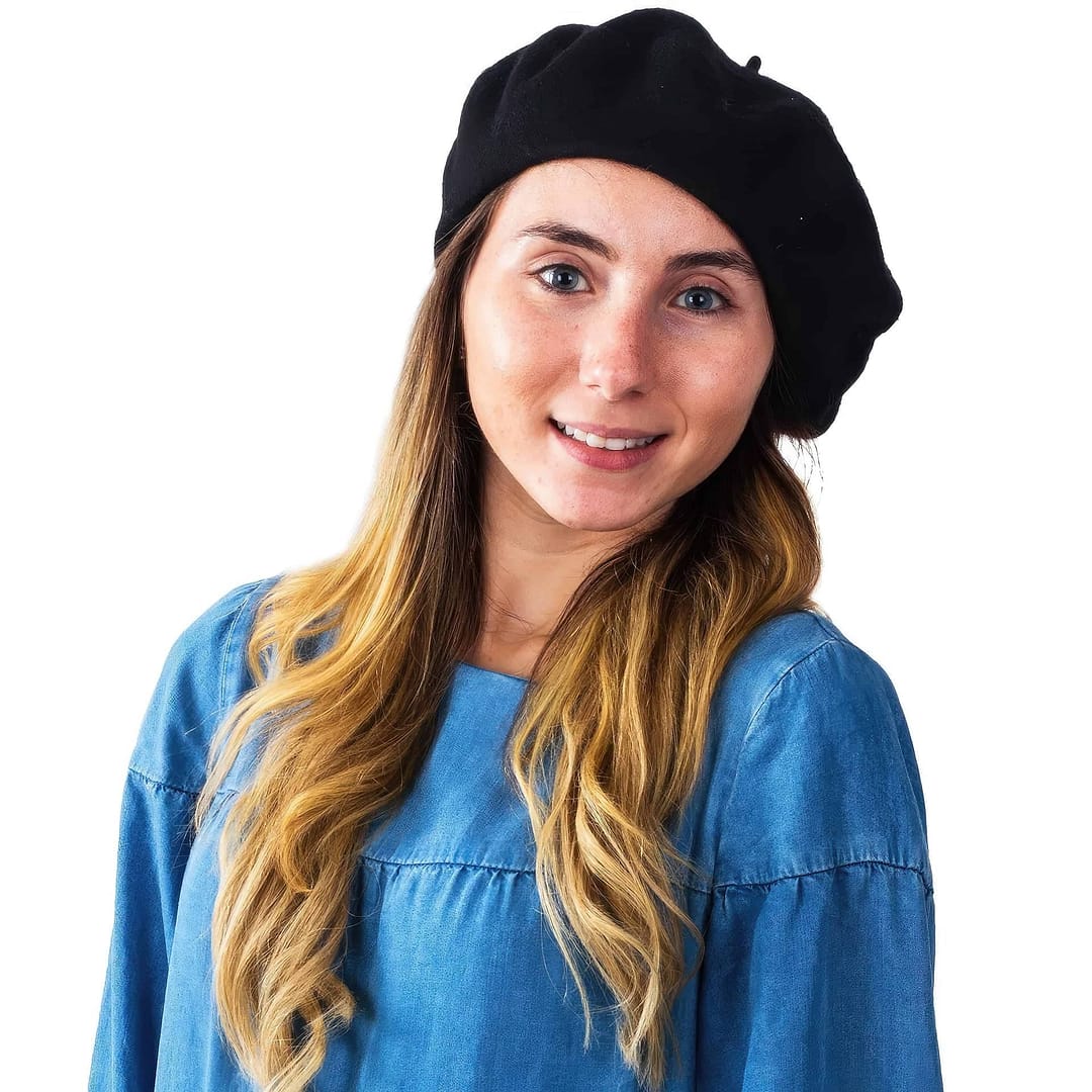 CoverYourHair Wool French Beret