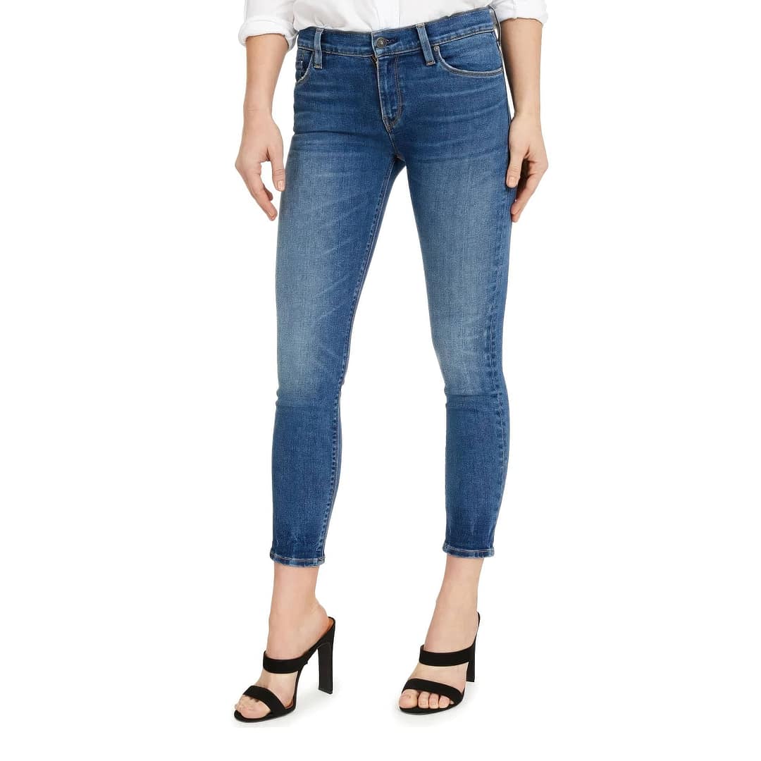 Hudson Nico Mid-Rise Super Skinny Ankle Jeans