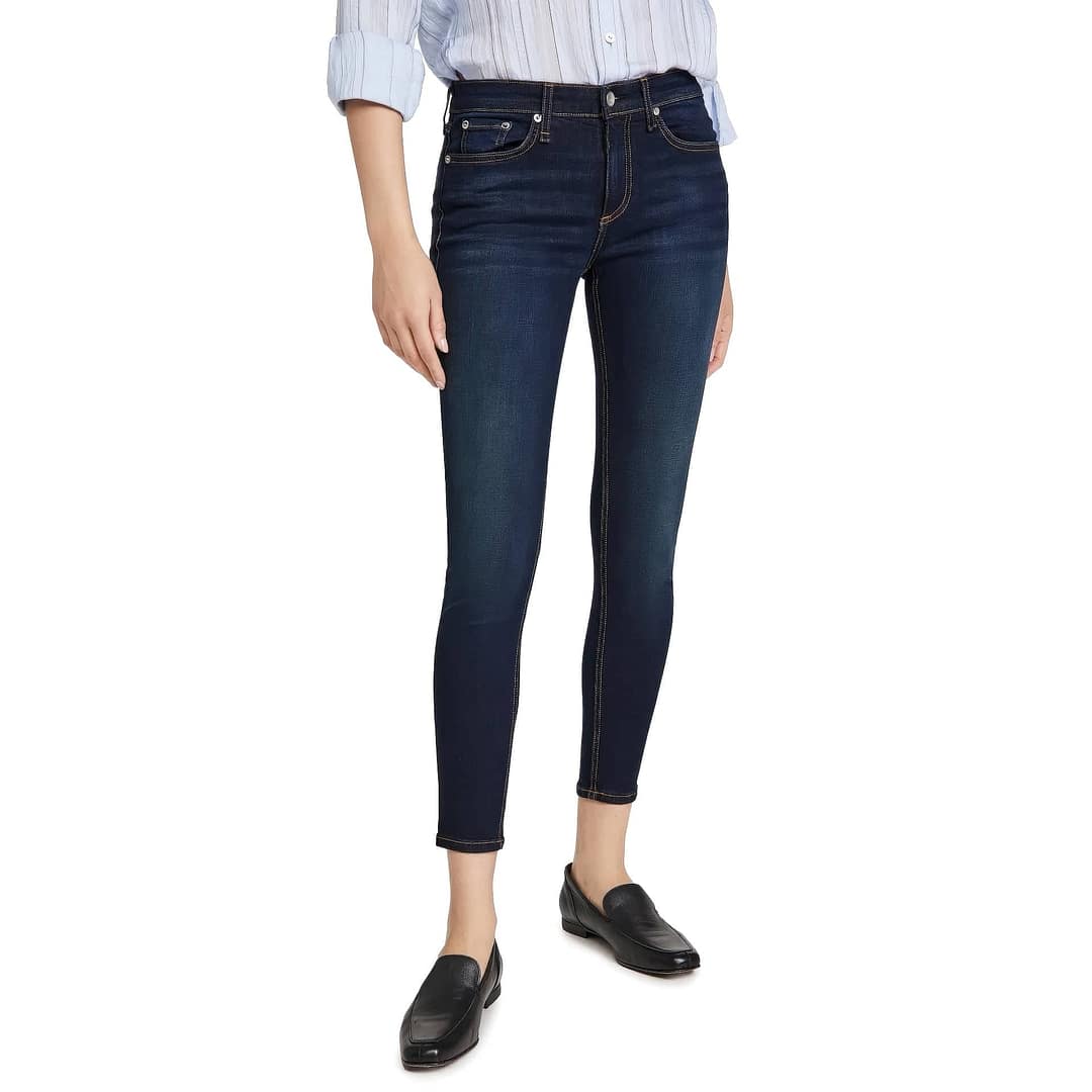 Rag & Bone Cate Mid Rise Ankle Skinny Jeans
