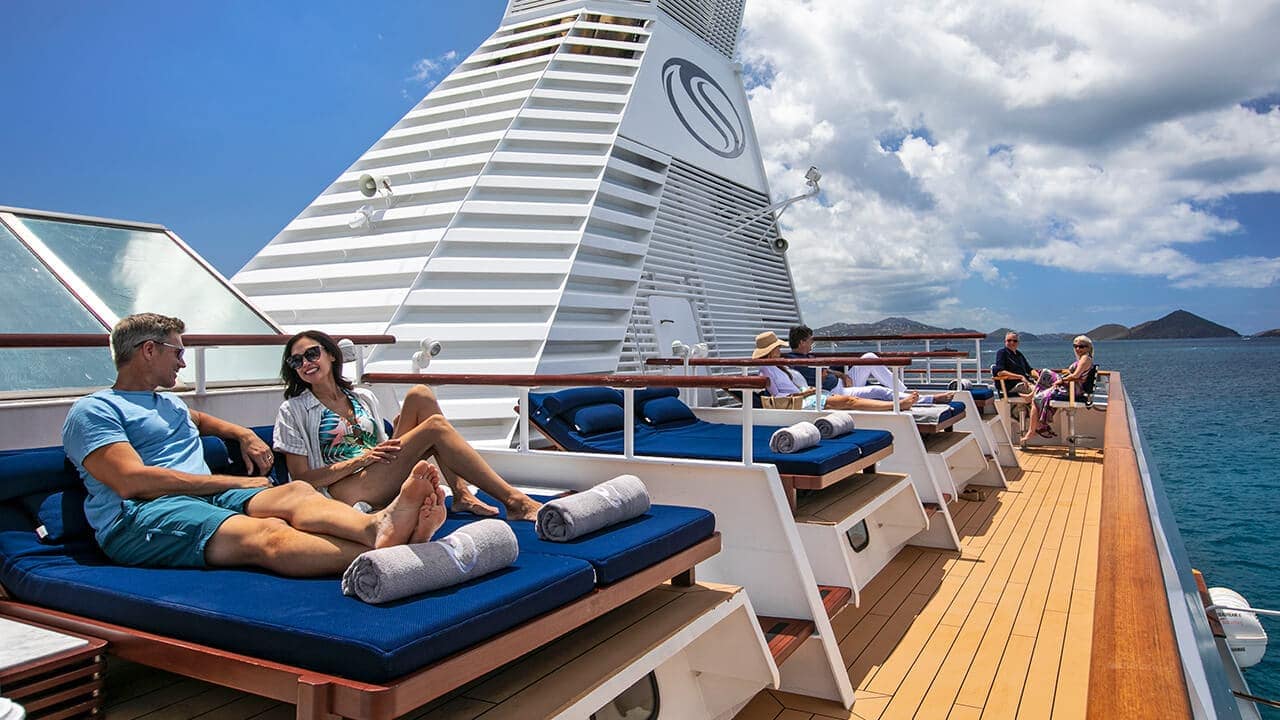 SeaDream Yacht Club's Balinese Dream Beds