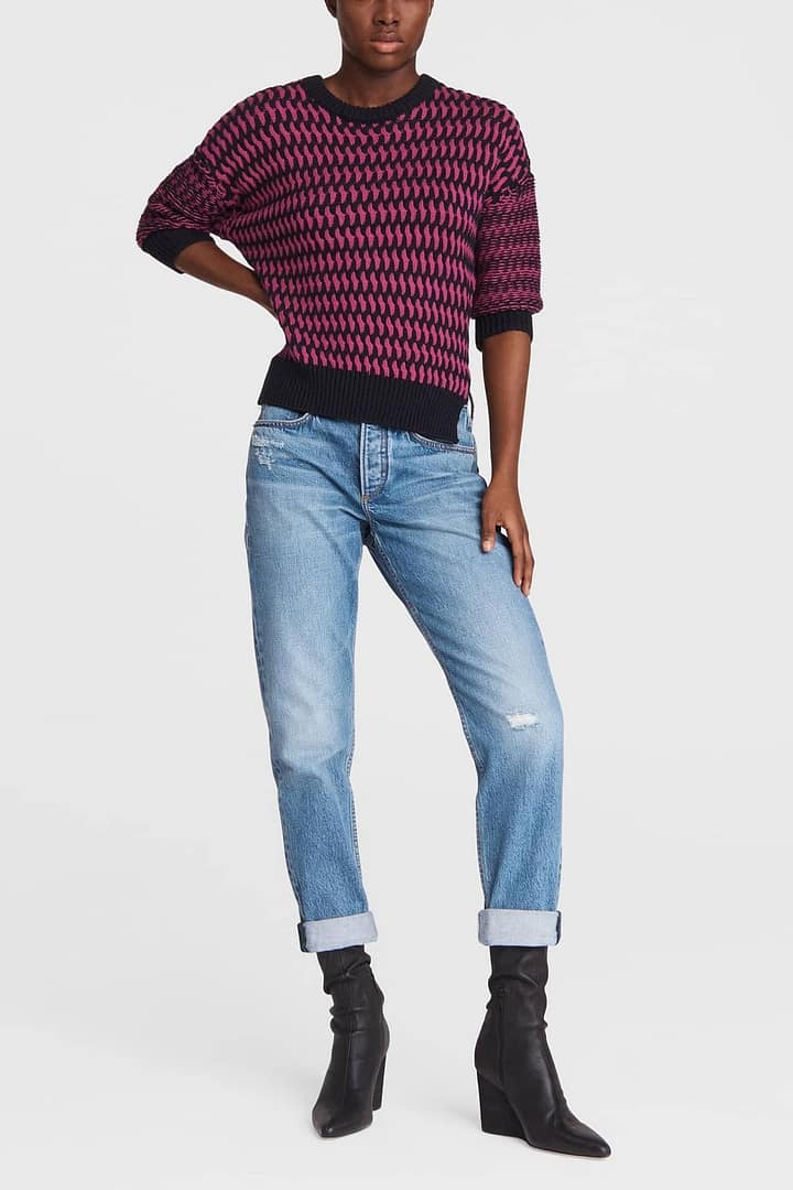 Rag & Bone Rosa Mid-Rise Boyfriend Jeans