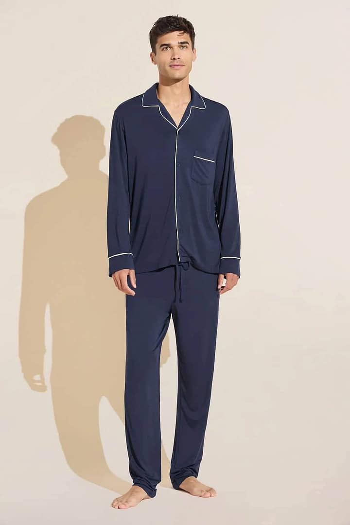 Eberjey William Tencel Modal Long PJ Set