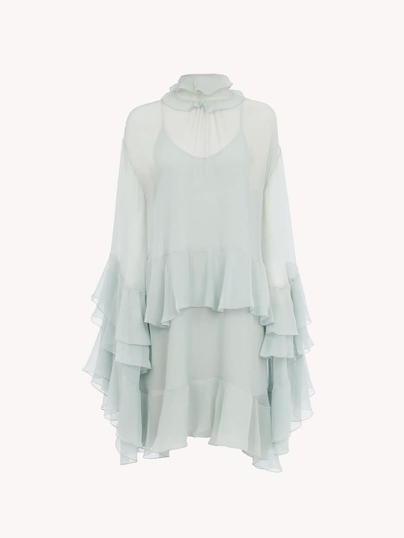 Chloé Mini Ruffled Dress