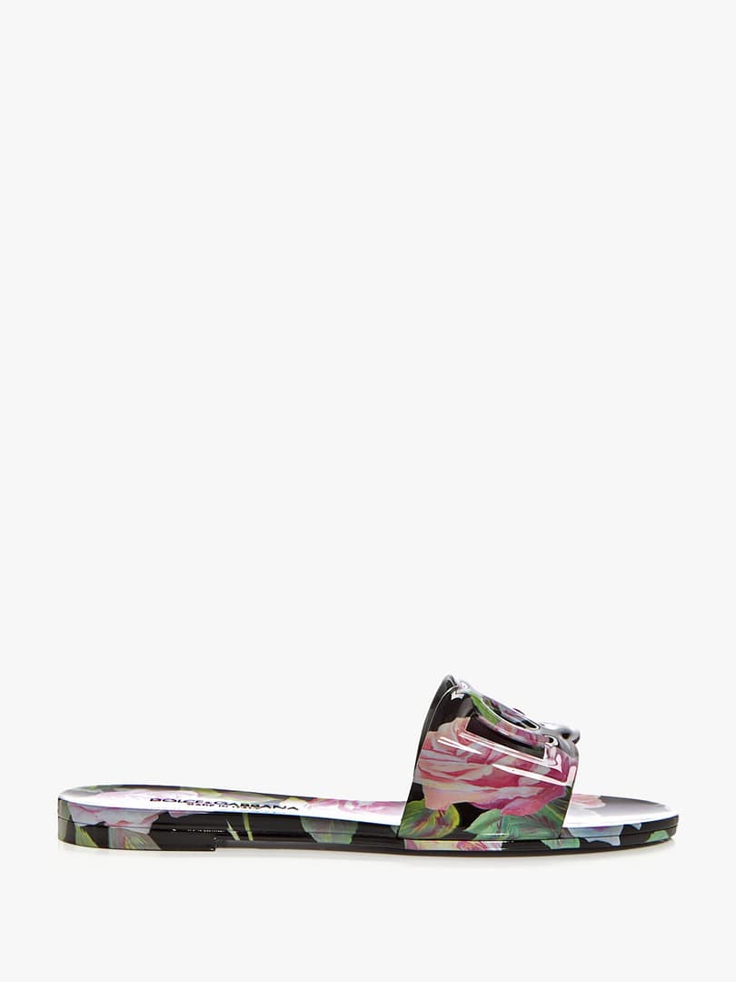 Dolce & Gabbana Logo Pool Slide Sandals