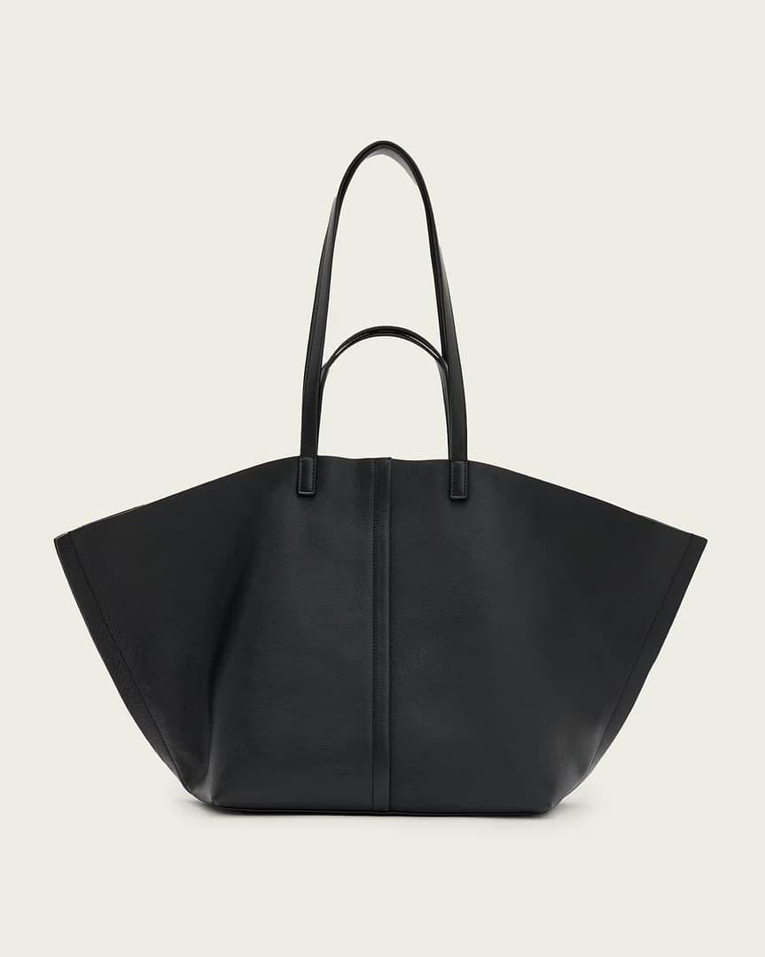 AllSaints Phoenix Leather East/West Tote
