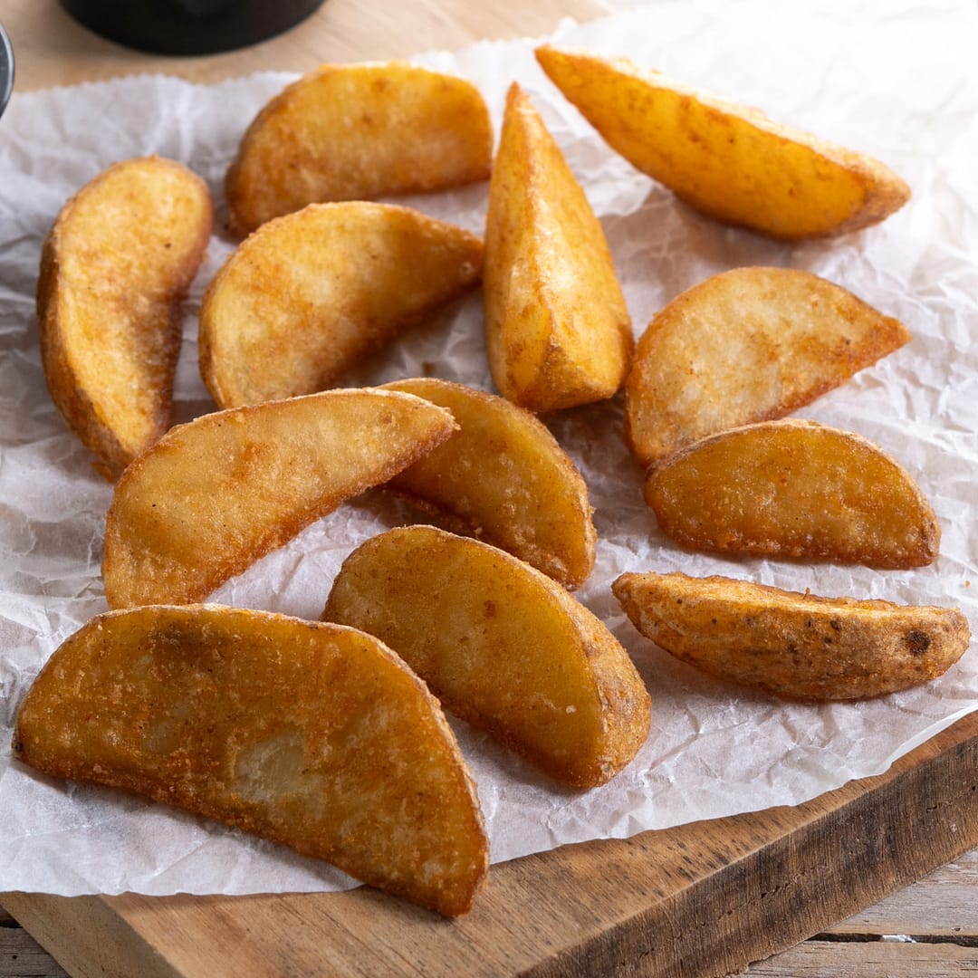 Fried Potato Wedges