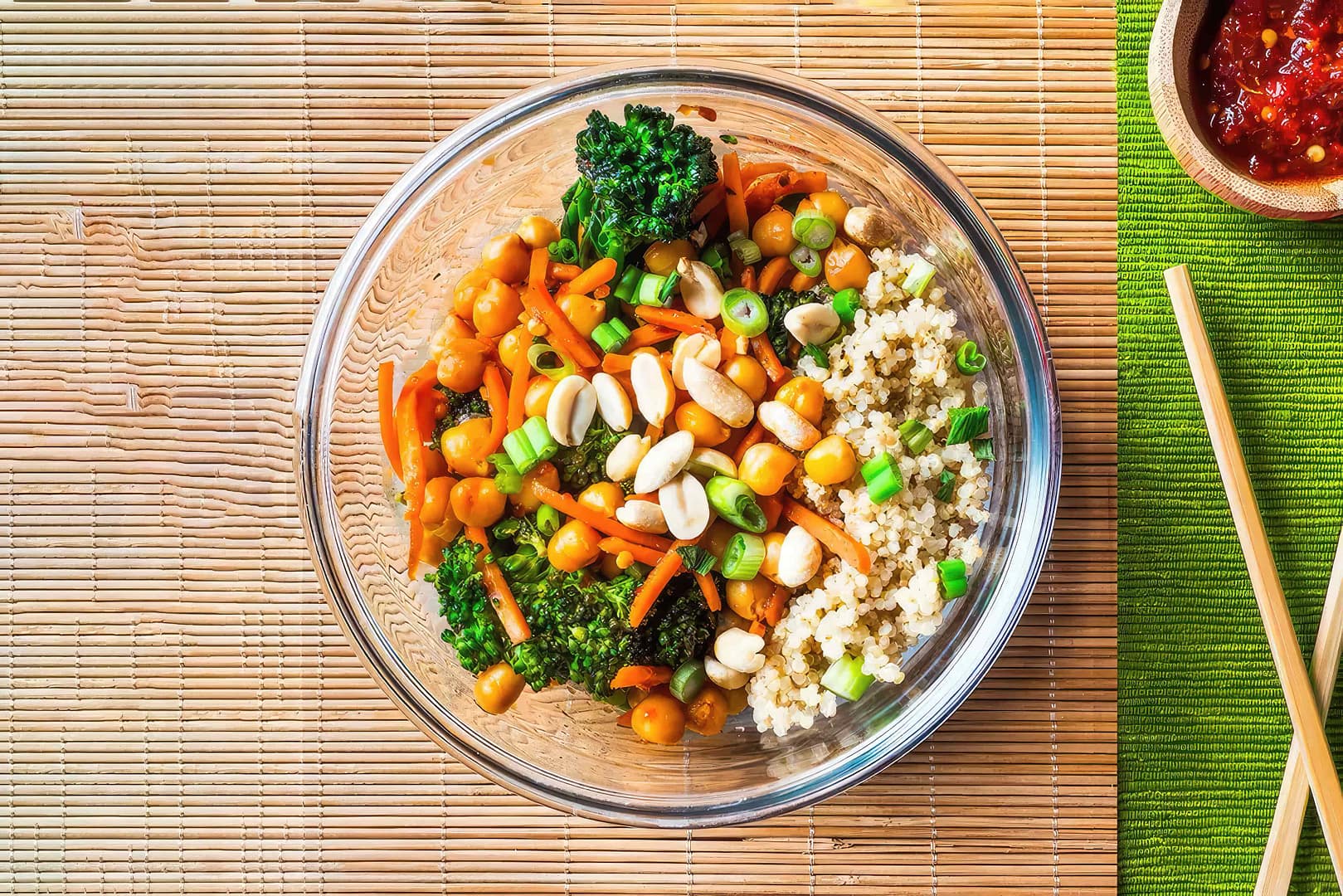 Kung pao chickpea