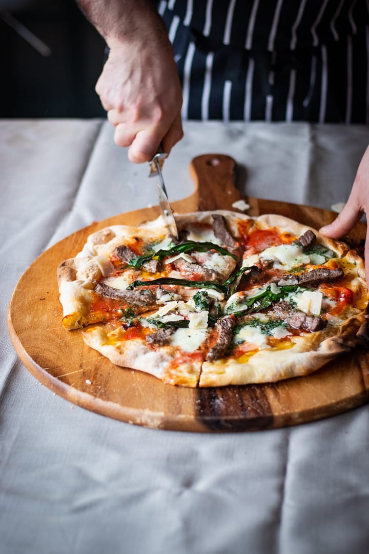 Ribeye Steak & Garlic Butter Pizza