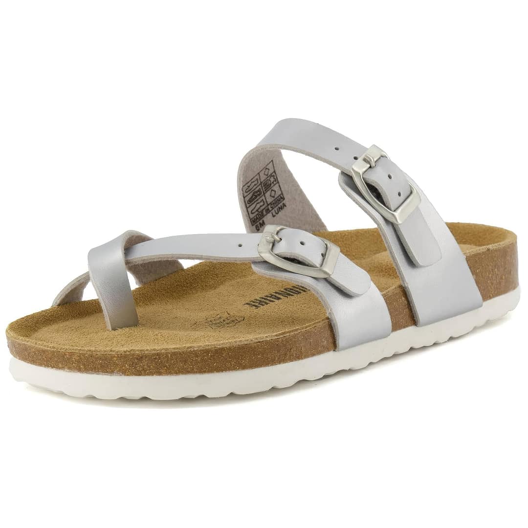 Cushionaire Luna Cork Footbed Sandal