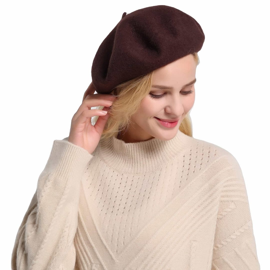 ZHWNSY Wool French Beret