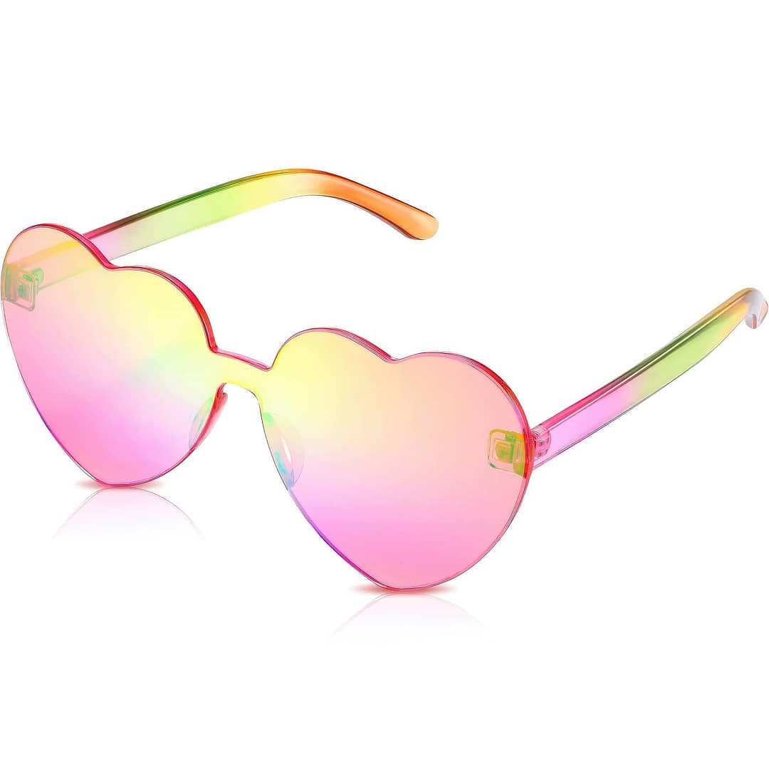 Maxdot Heart Shape Sunglasses