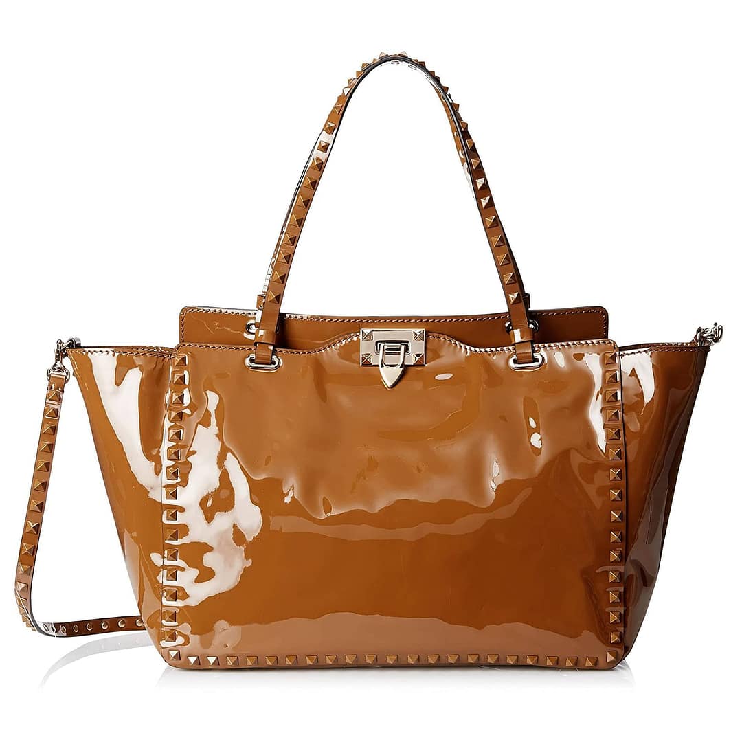 Valentino Taupe Convertible Tote Bag