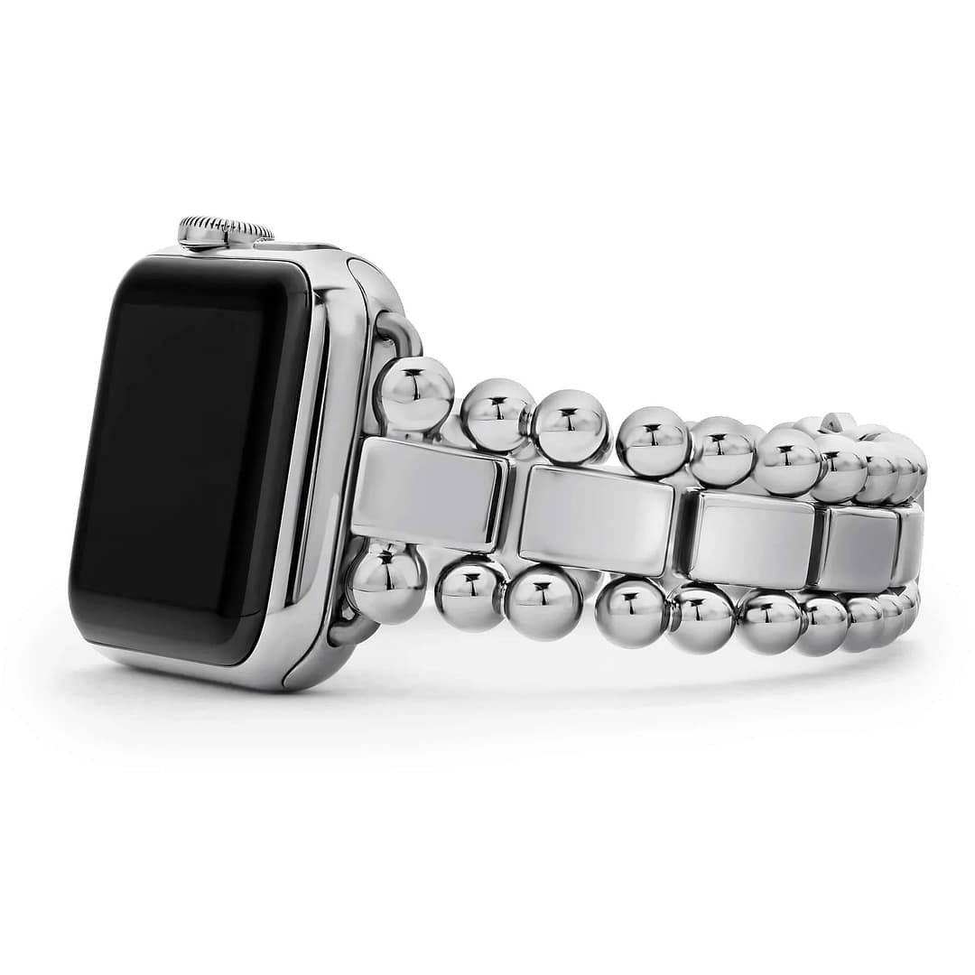LAGOS Smart Caviar Stainless Steel Apple Watch Bracelet