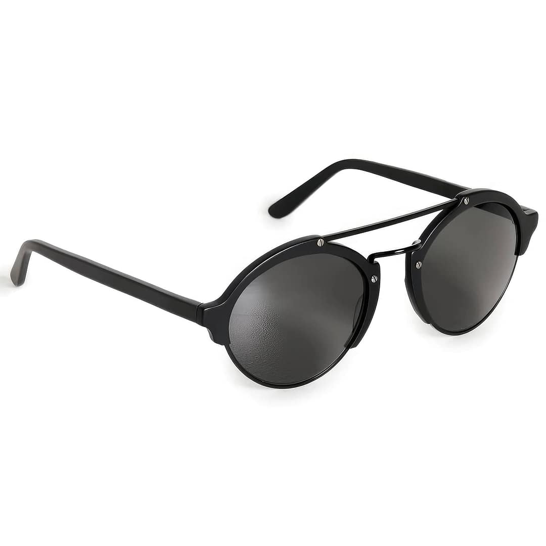 Illesteva Milan II Mirrored Round Sunglasses