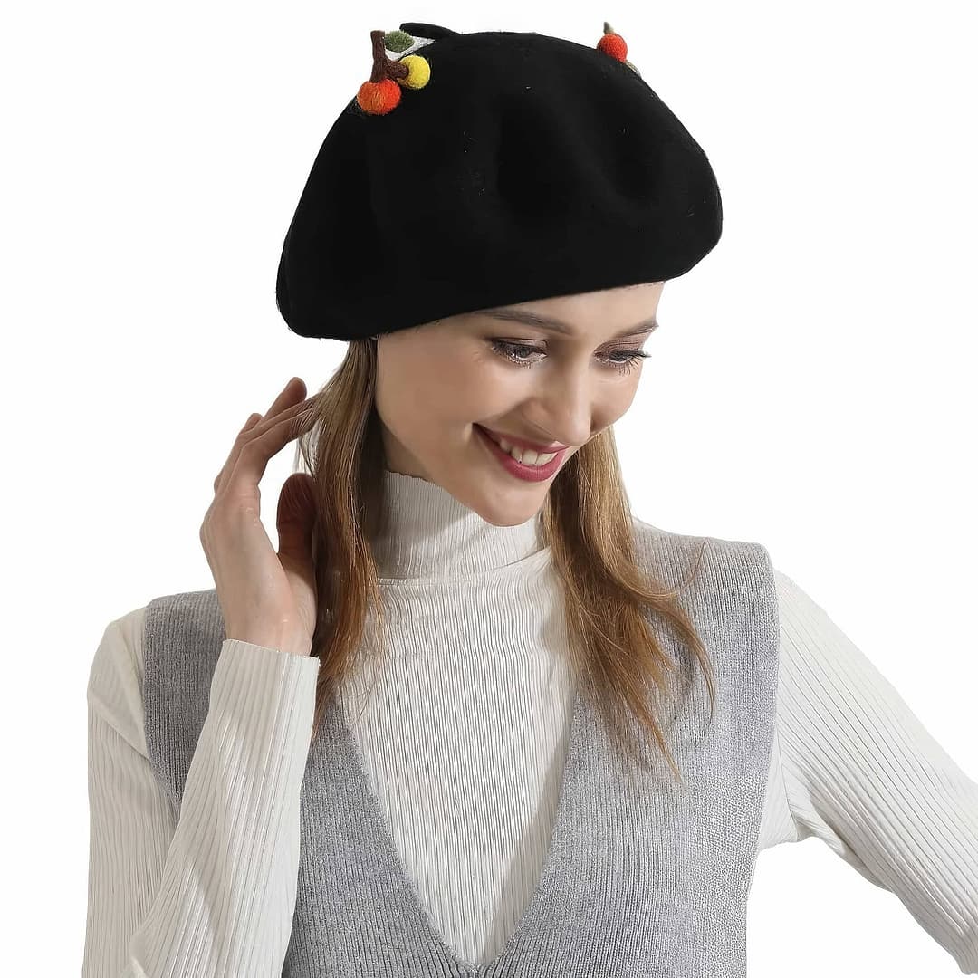 Zasy Classic Wool French Beret