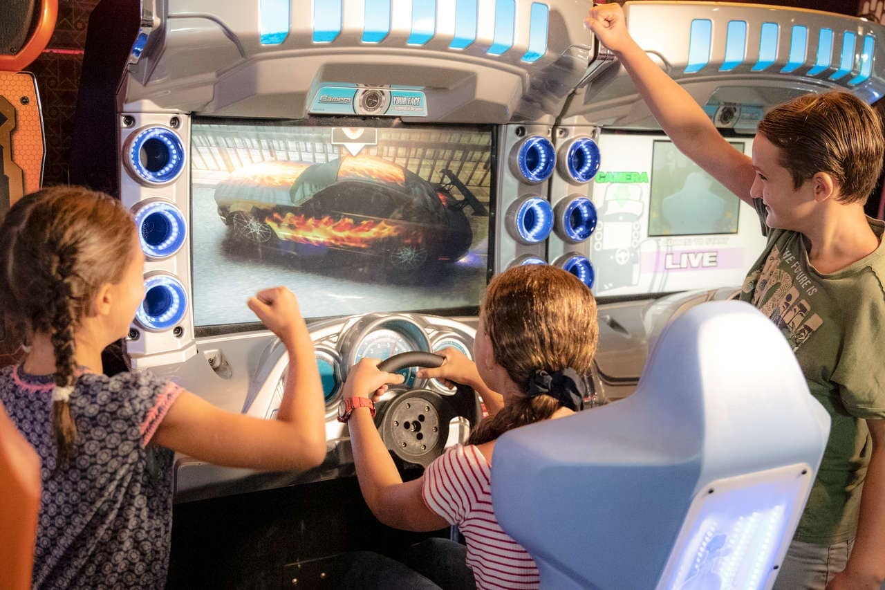 Costa Cruises' Arcade Games Room