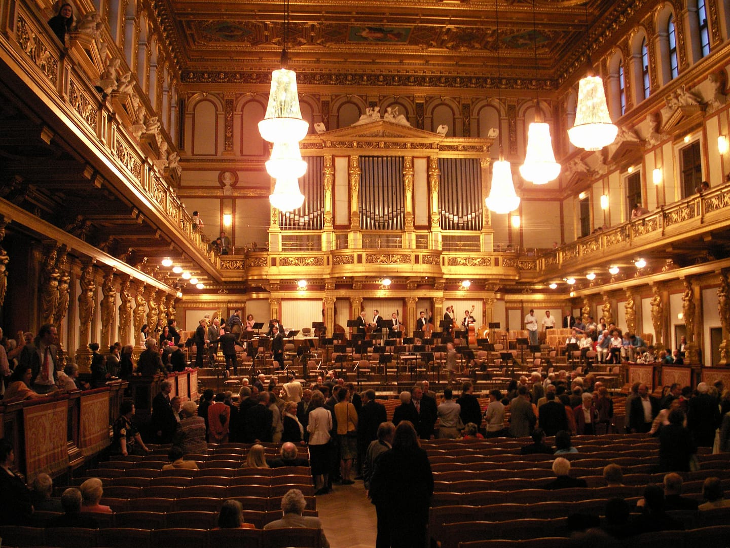 Classical concert at historic venue in Vienna