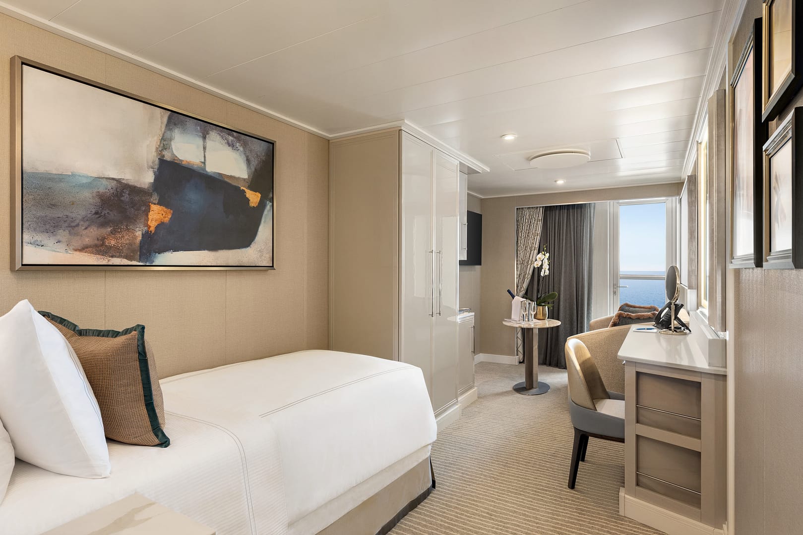 Oceania Cruises' Oceania Allura Concierge Level Solo Veranda Stateroom