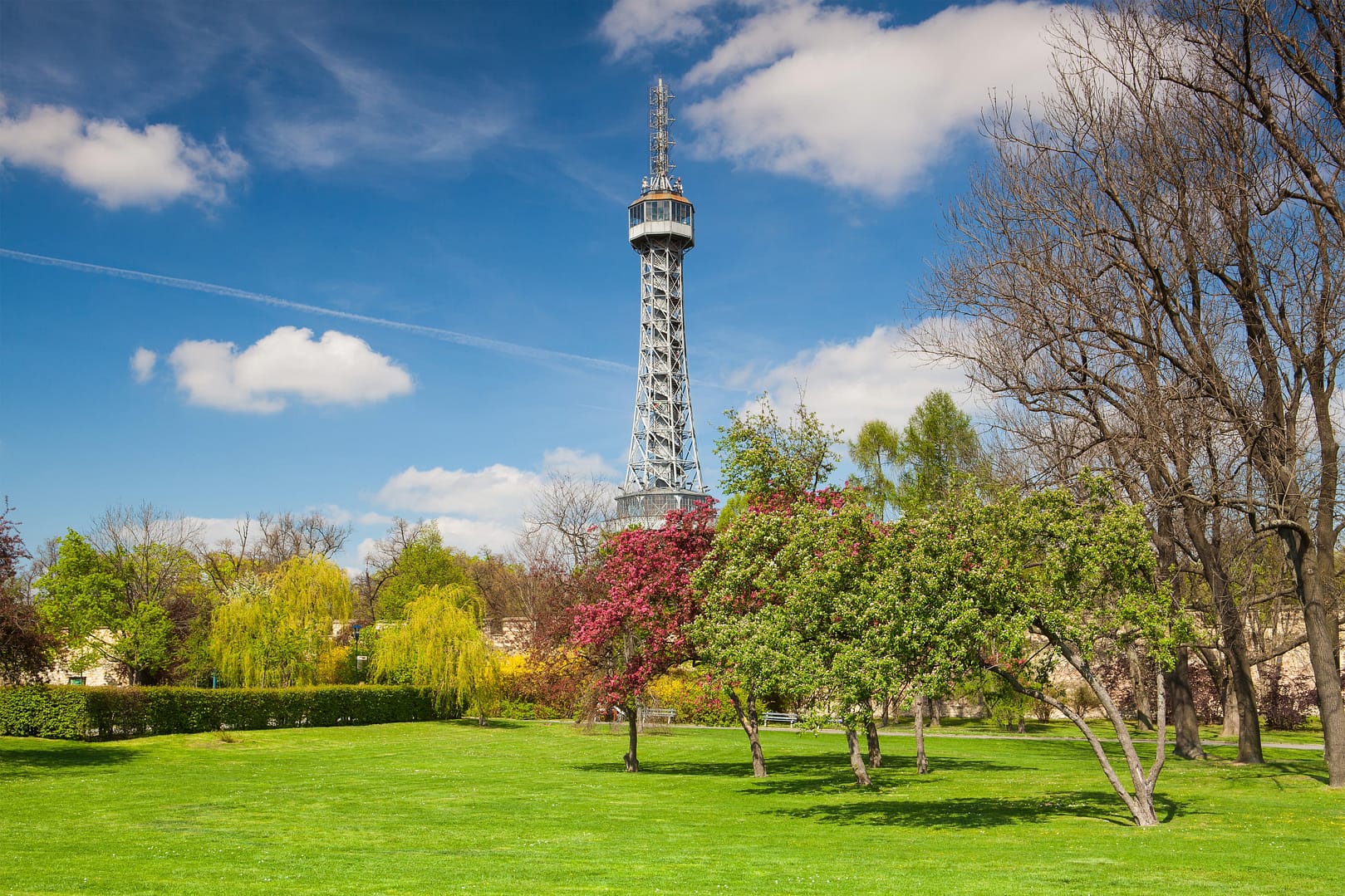 Petřín Tower on the Petřín Hill