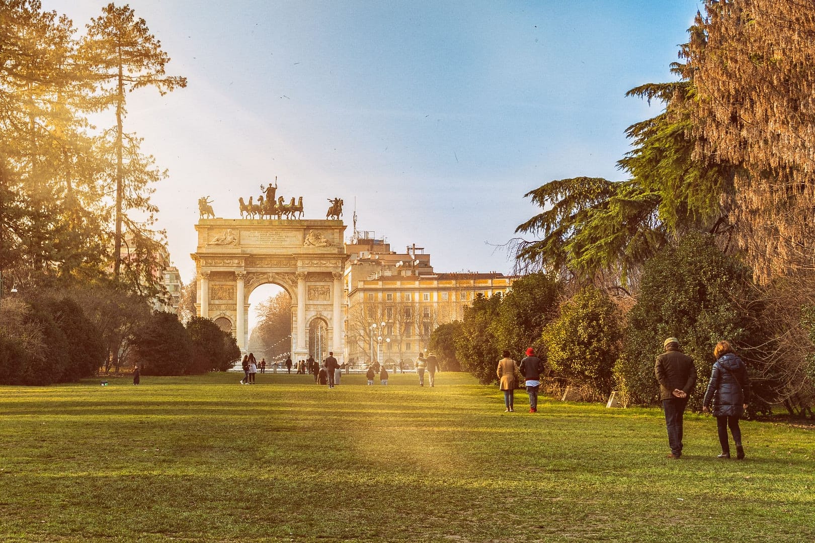 Parco Sempione and the Arco della Pace