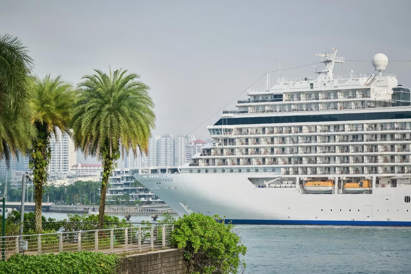 Regent Seven Seas Cruises' Seven Seas Explorer cruise ship has arrived in Singapore