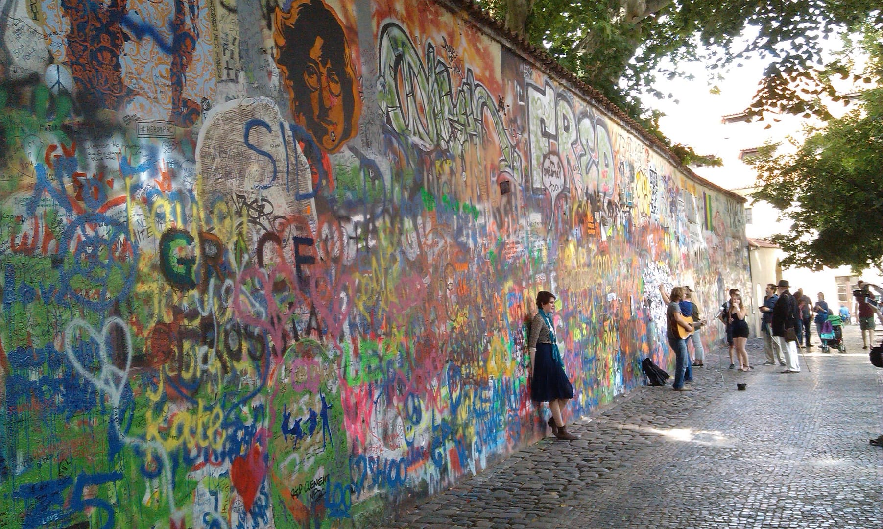 John Lennon Wall, Prague