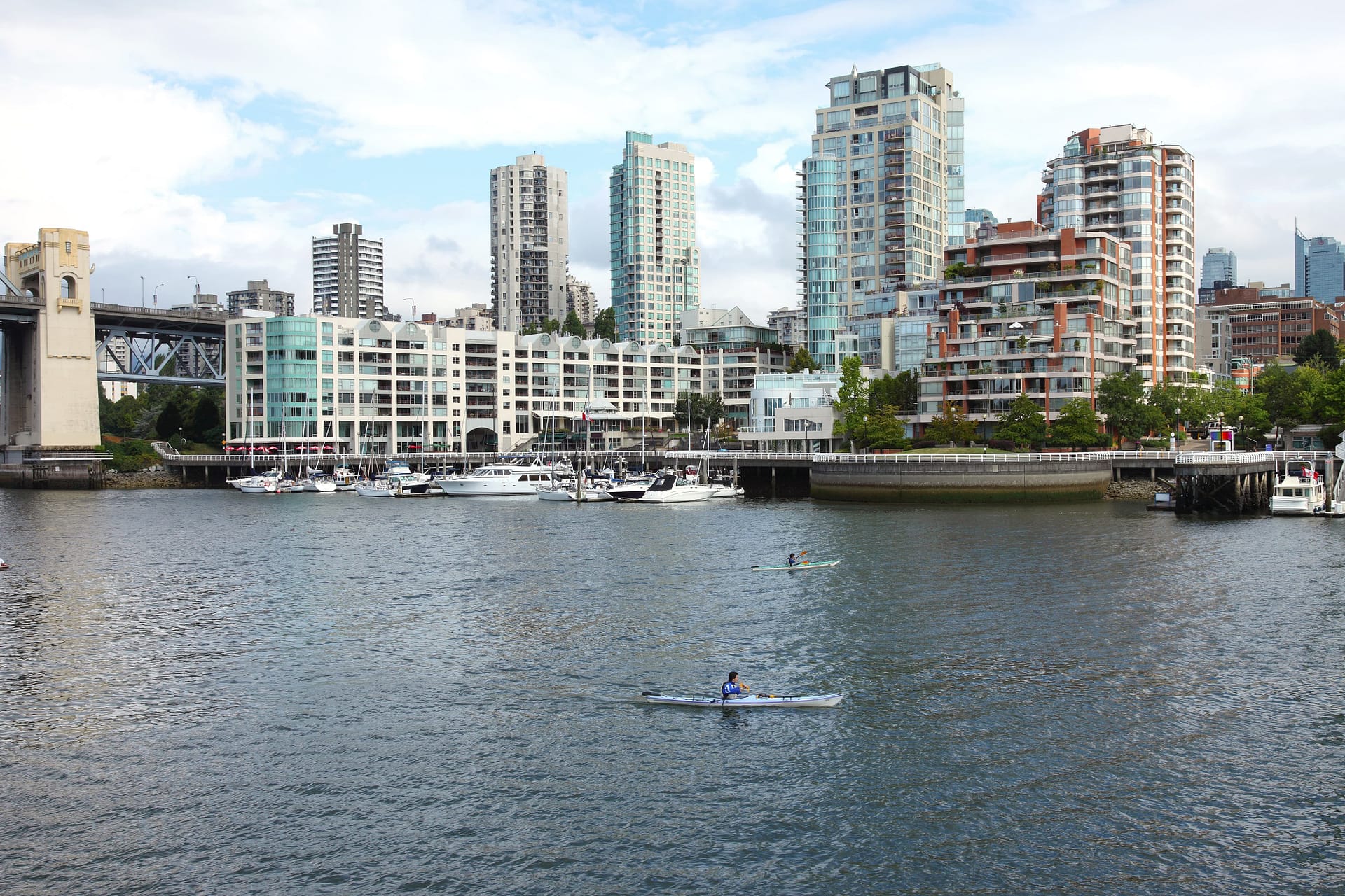 Kayak through False Creek