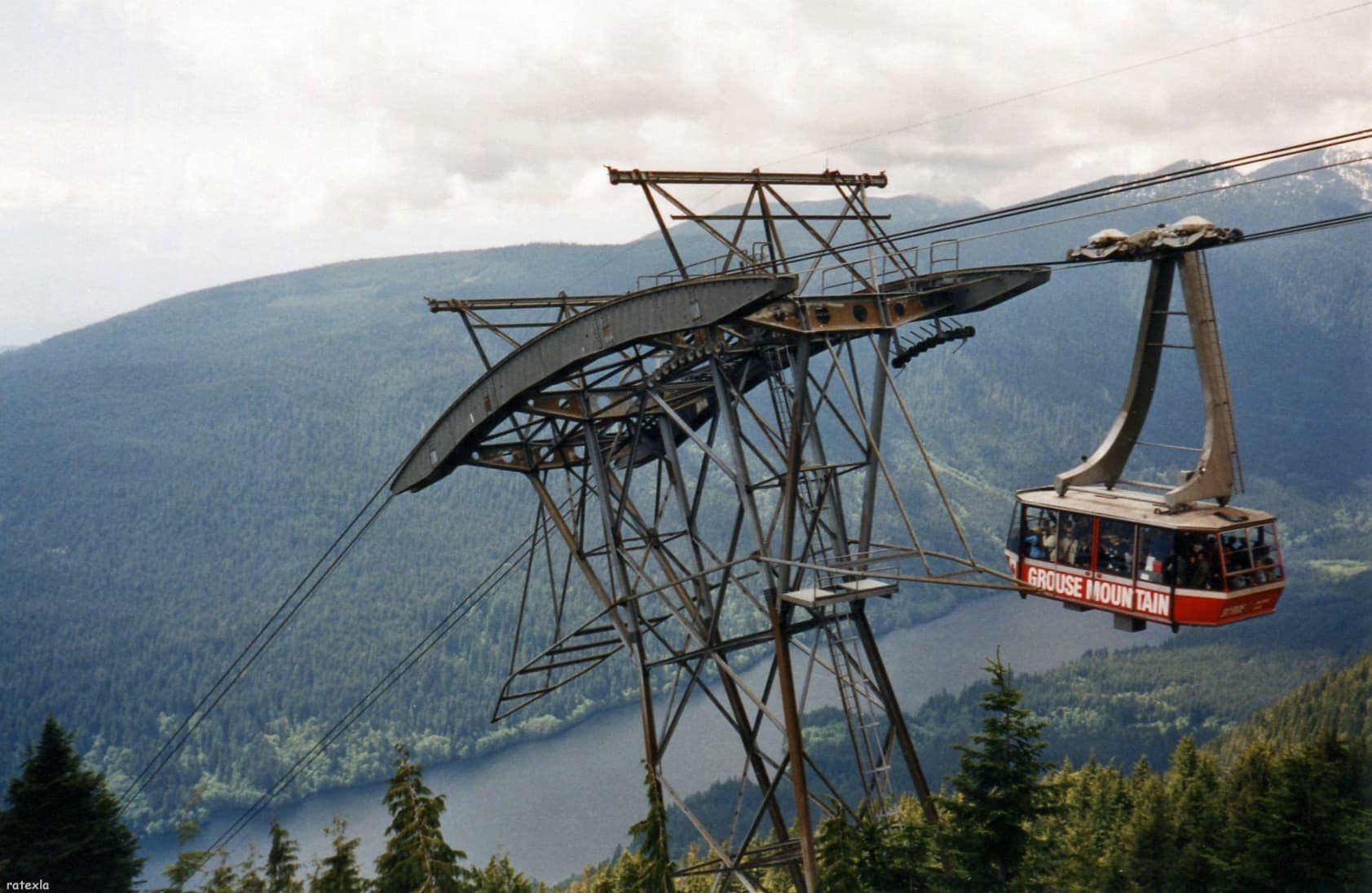 Ride the gondola up Grouse Mountain